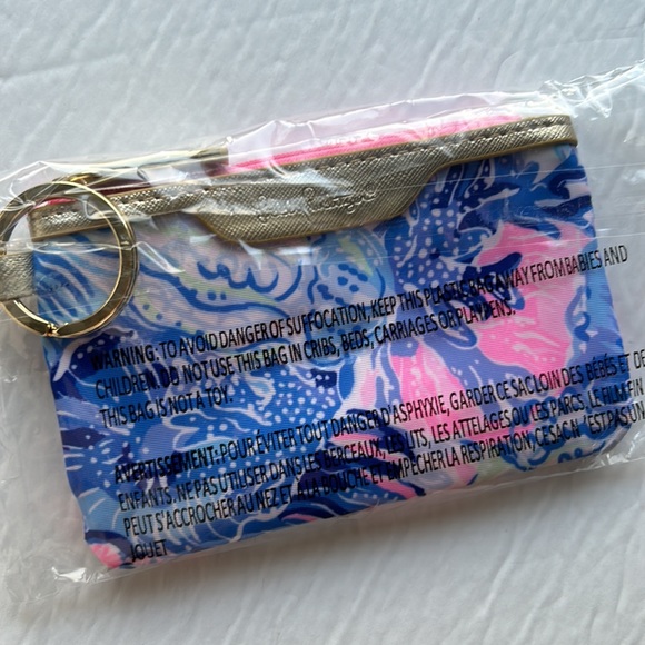 Lily Pulitzer ID Case / Card Holder / Key Ring BNIP - Picture 3 of 5